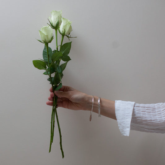Becky with Roses