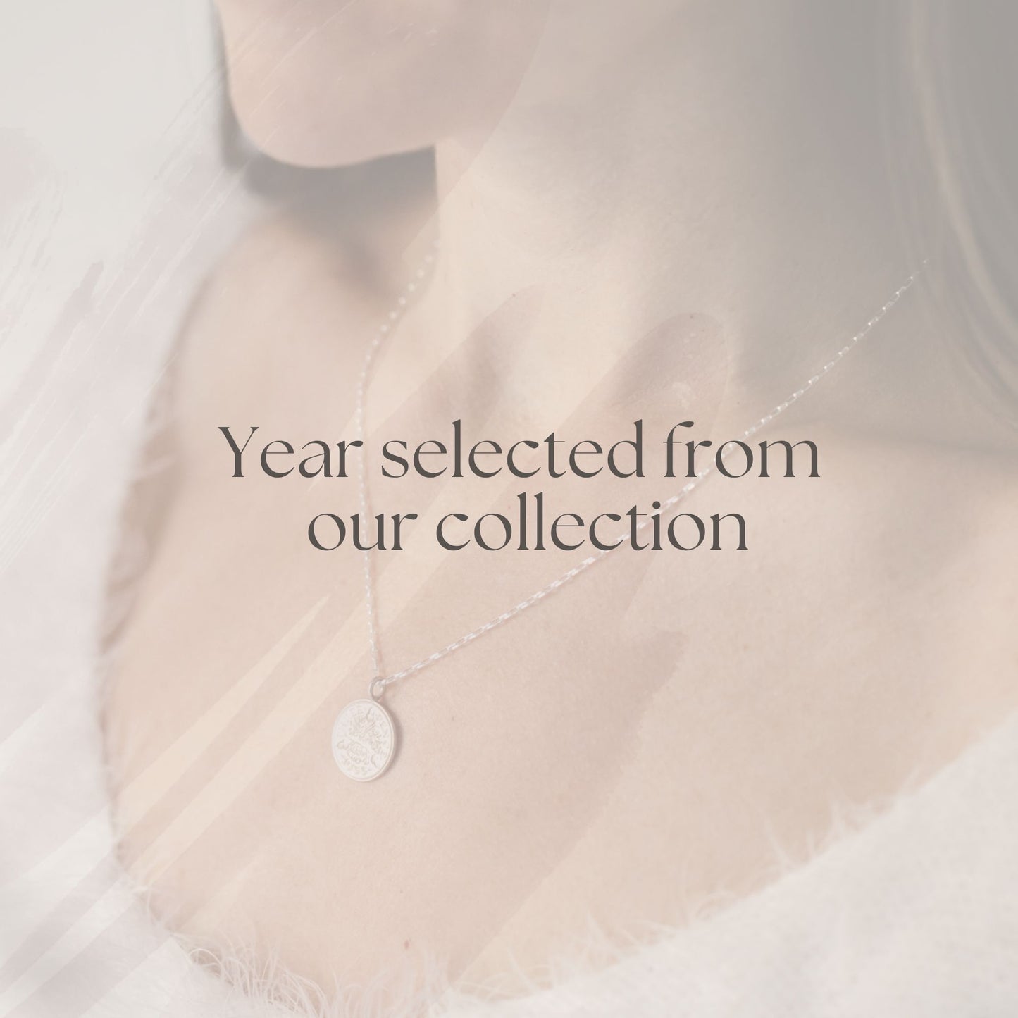 Solid Silver Coin Necklace - 'Little 3'