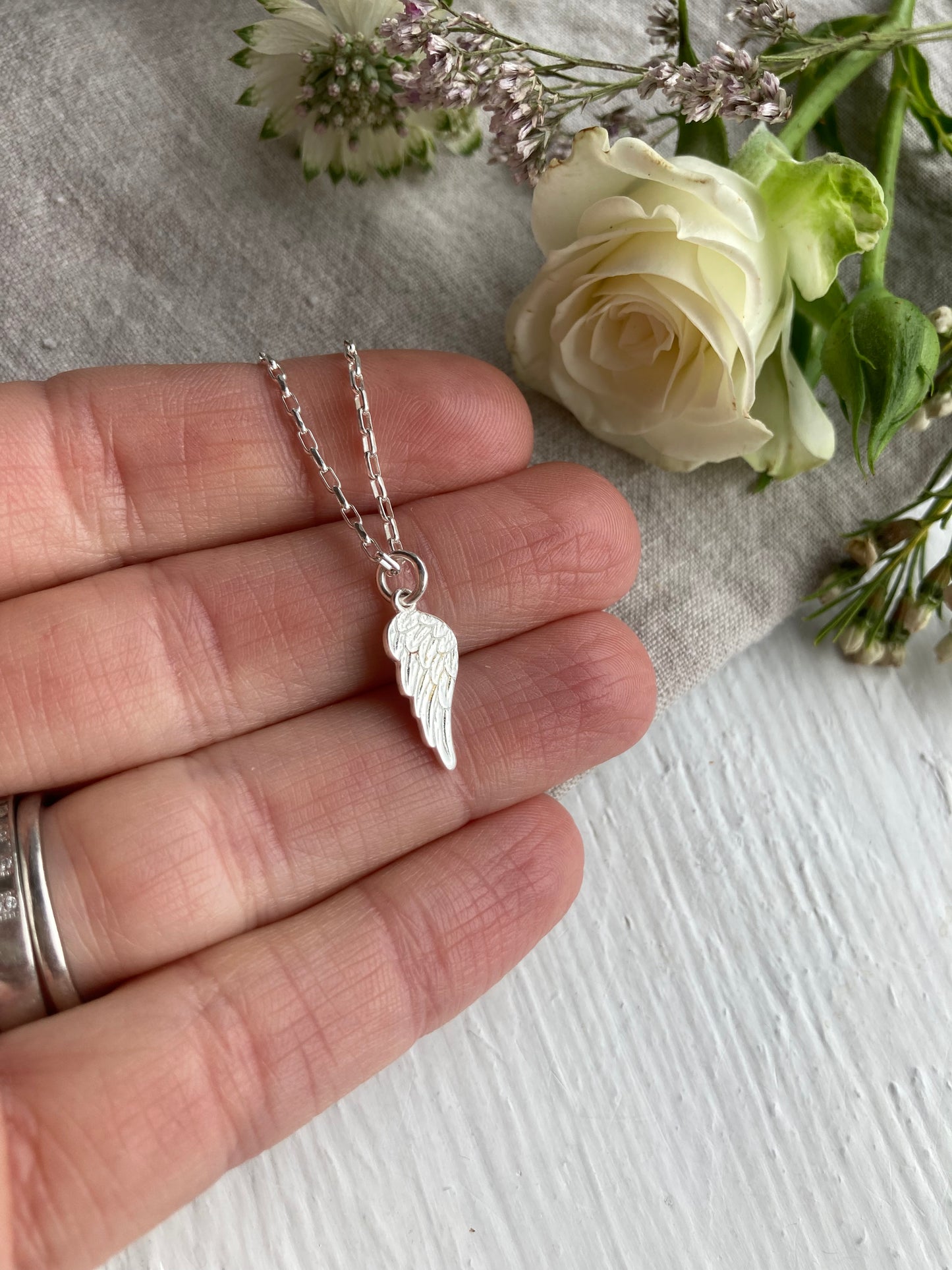 Angel Wing Stacking Necklace
