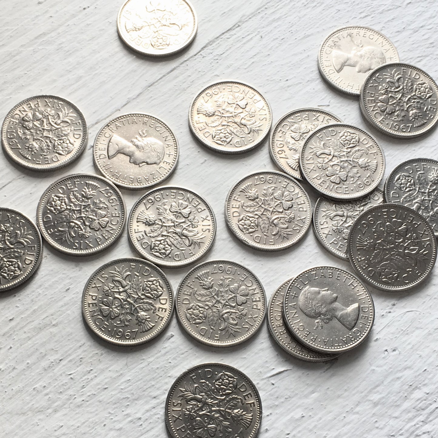 Something Old, New, Borrowed and Navy Blue Farthing Bridal Charm