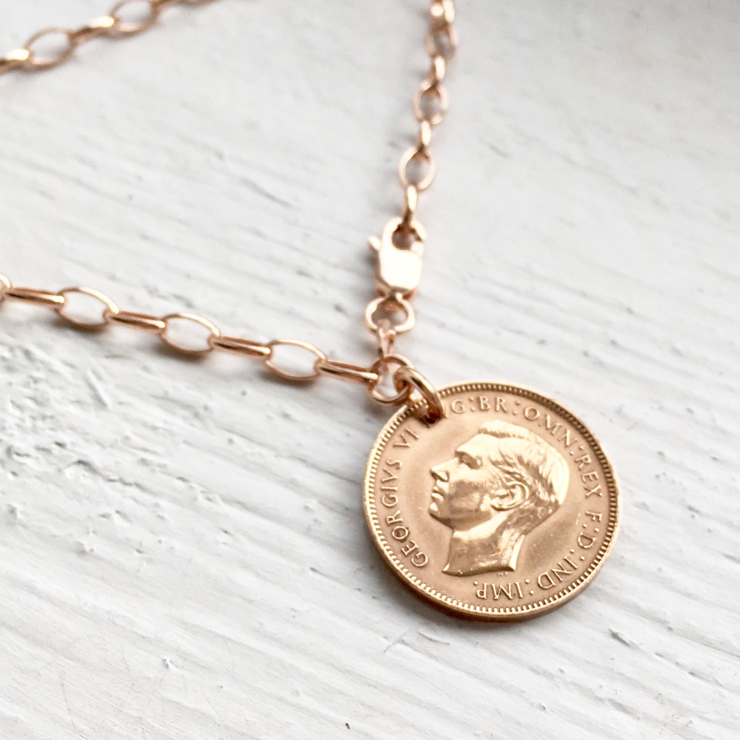 Jenny Wren Farthing Bracelet