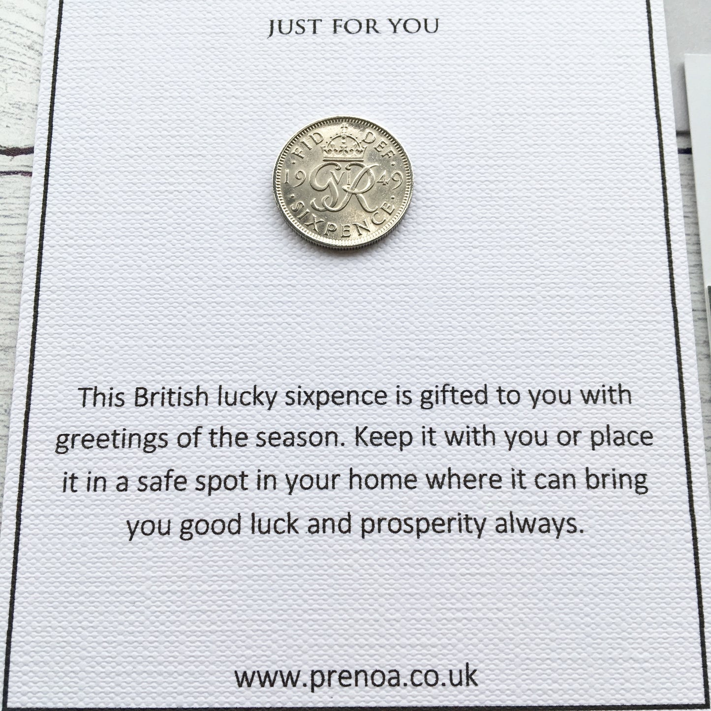 Christmas Sixpence - George VI