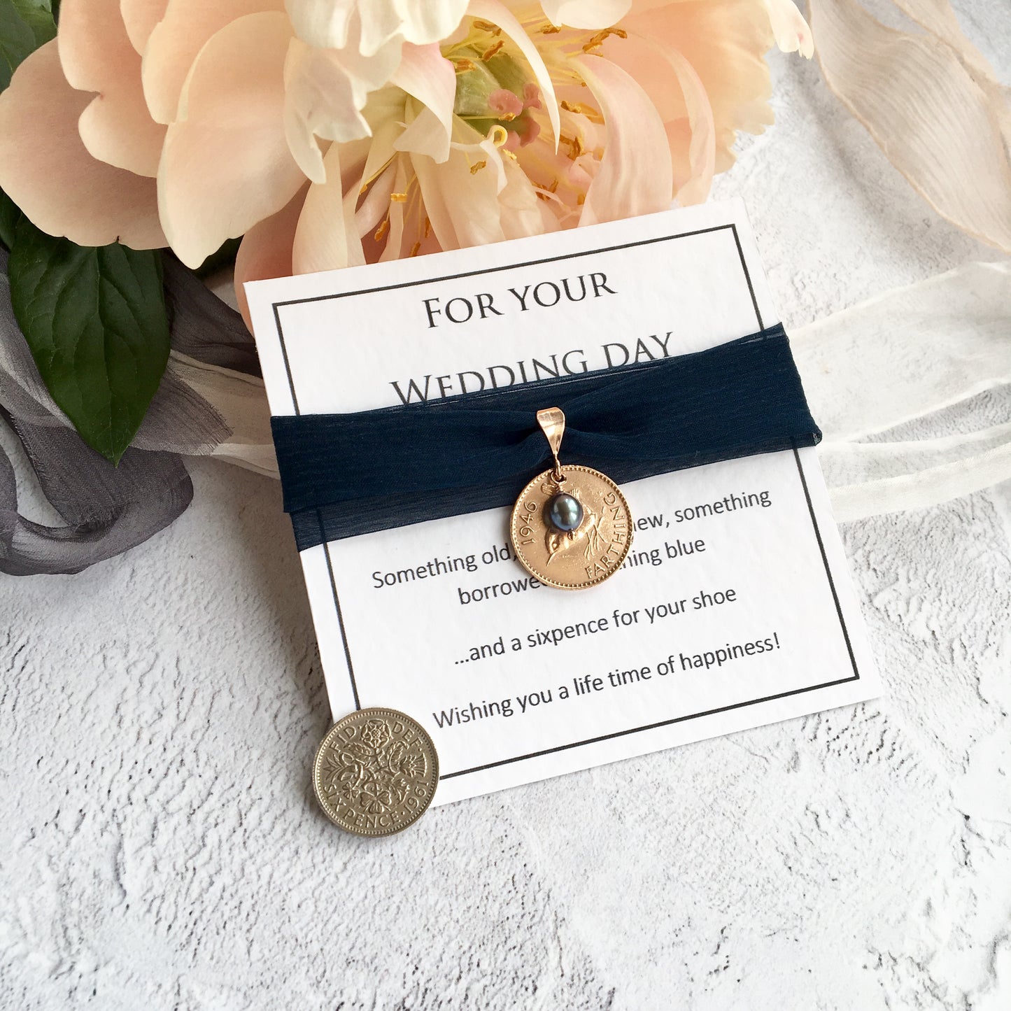 https://prenoa.co.uk/shop/something-old-new-borrowed-and-navy-blue-farthing-bridal-charm/