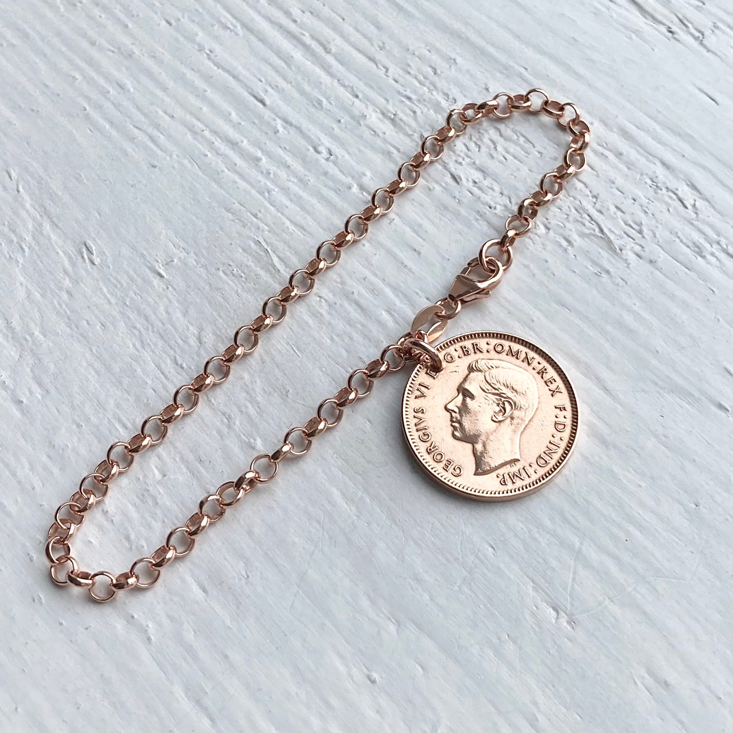 Jenny Wren Farthing Bracelet
