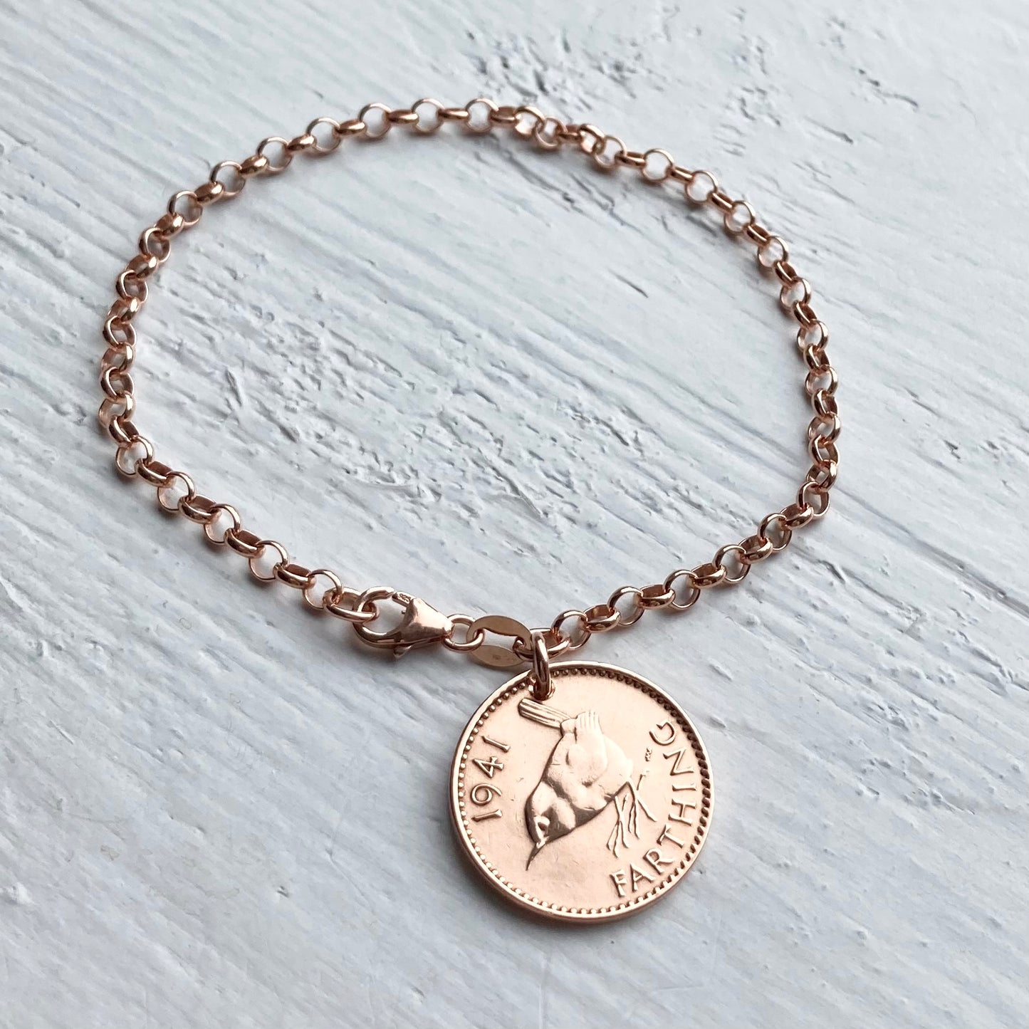 Jenny Wren Farthing Bracelet