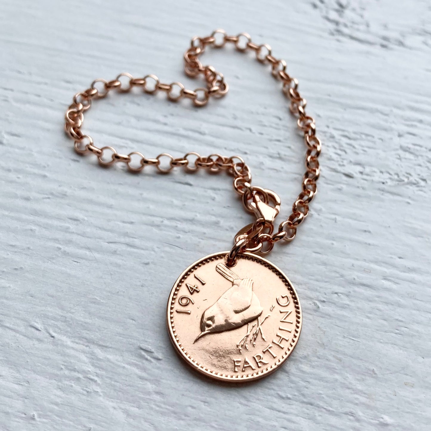 Jenny Wren Farthing Bracelet