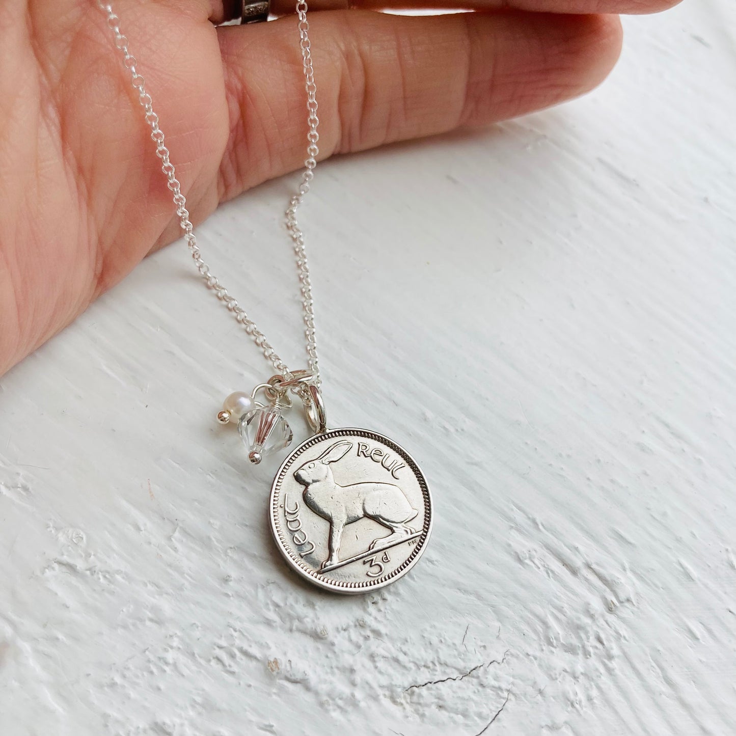 60th birthday gifts for women, 1964 coin necklaces by Prenoa