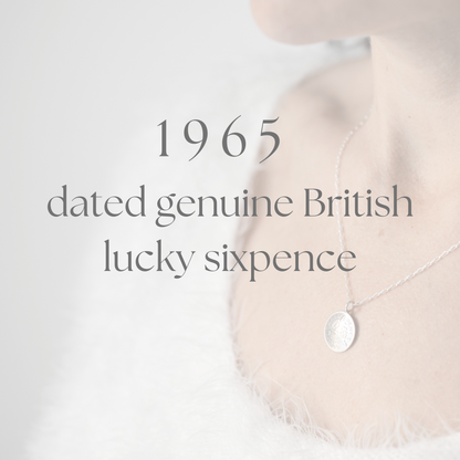1965 British Sixpence Necklace