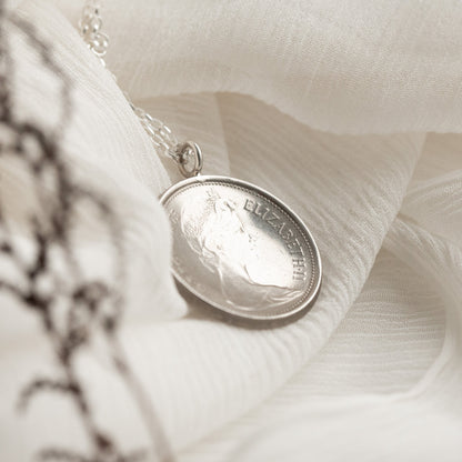 1975 British Proof Coin Necklace