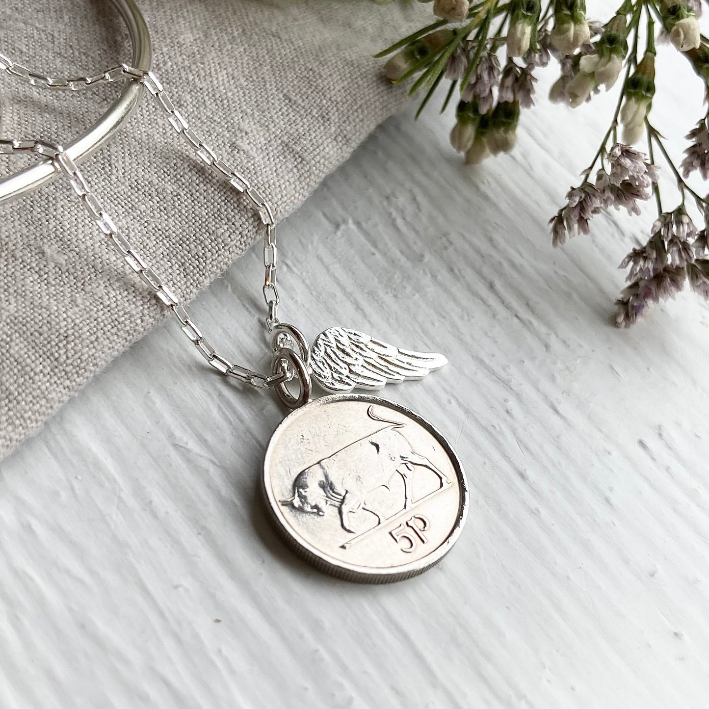 Angel Wing Stacking Necklace