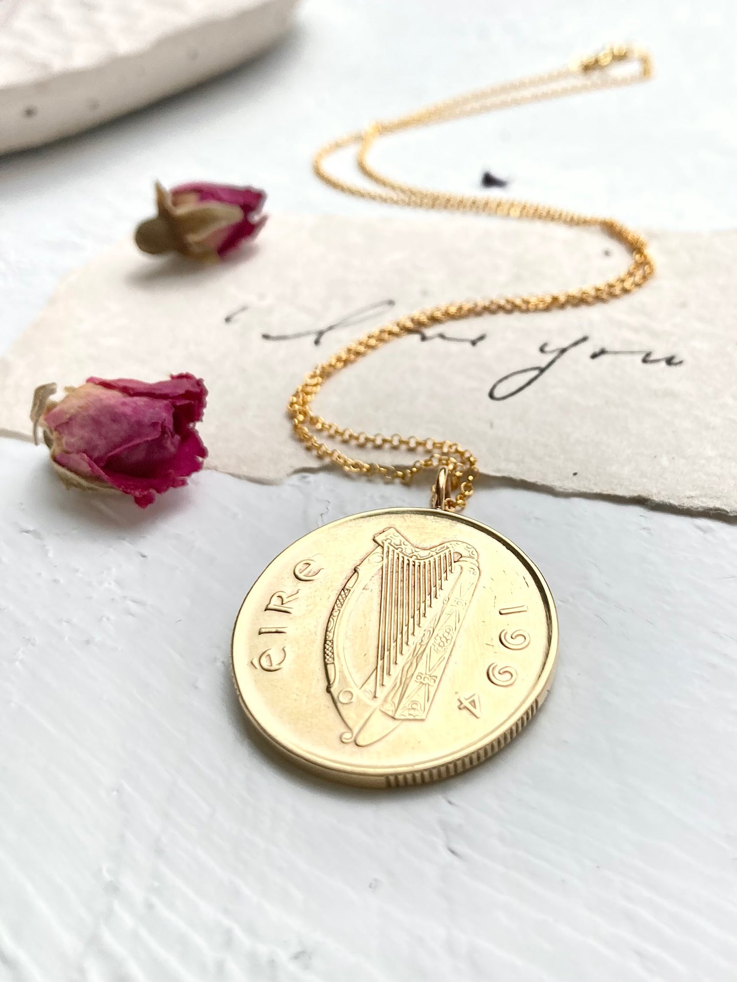 Irish Horse Coin Necklace