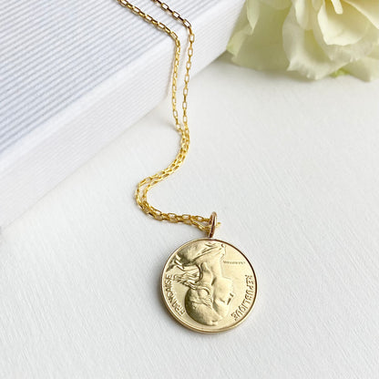 1974 French Midi 50th Coin Necklace