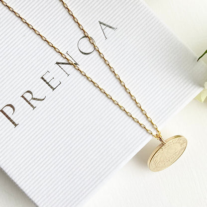 1974 French Midi 50th Coin Necklace