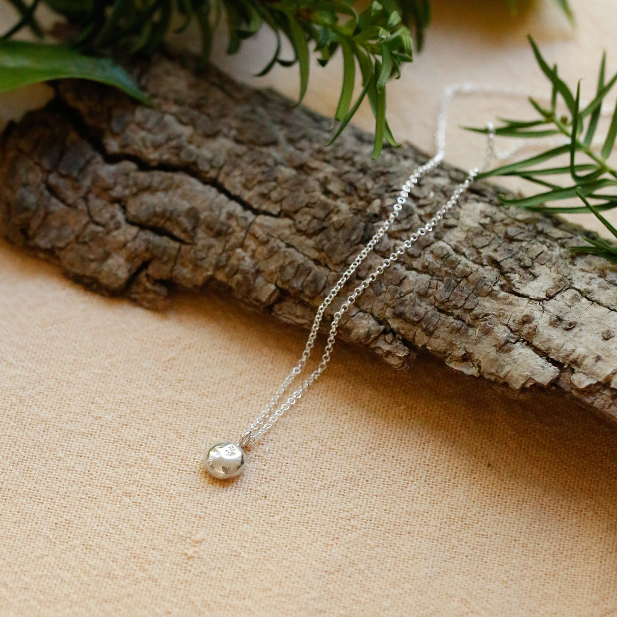 Infinity Silver Drop Necklace - Singature Chain