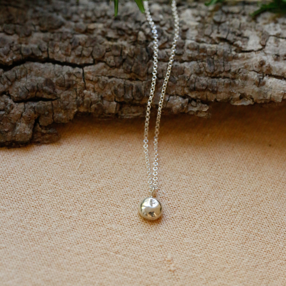 Infinity Silver Drop Necklace - Singature Chain