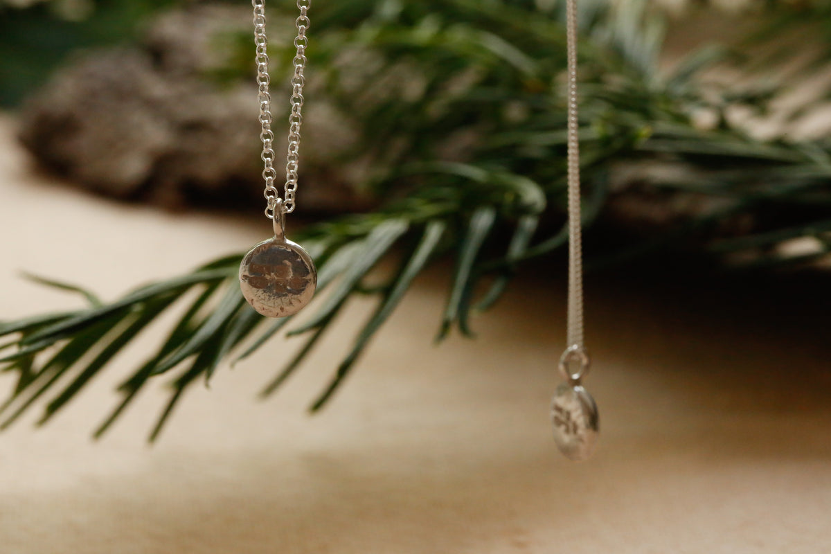 Infinity Silver Drop Necklace - Singature Chain