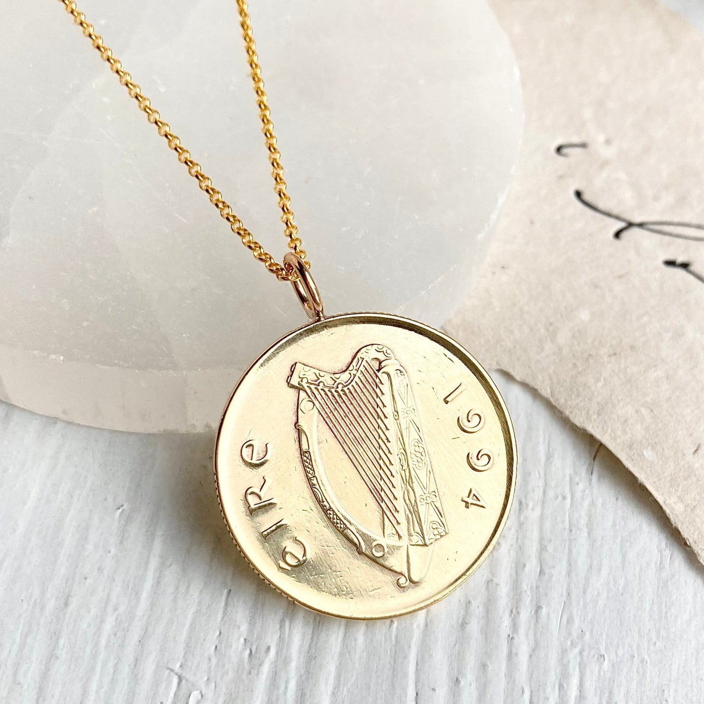 Irish Horse Coin Necklace