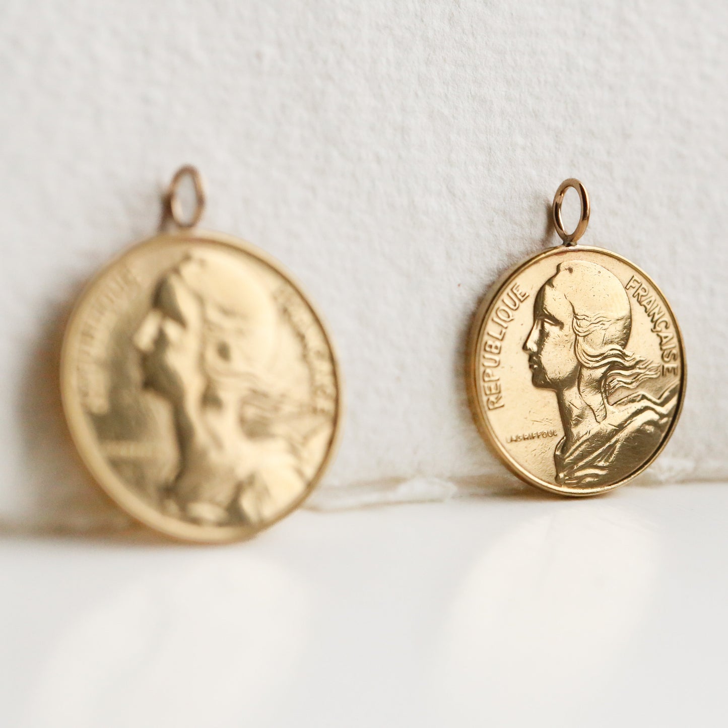 Marianne French Coin Necklace