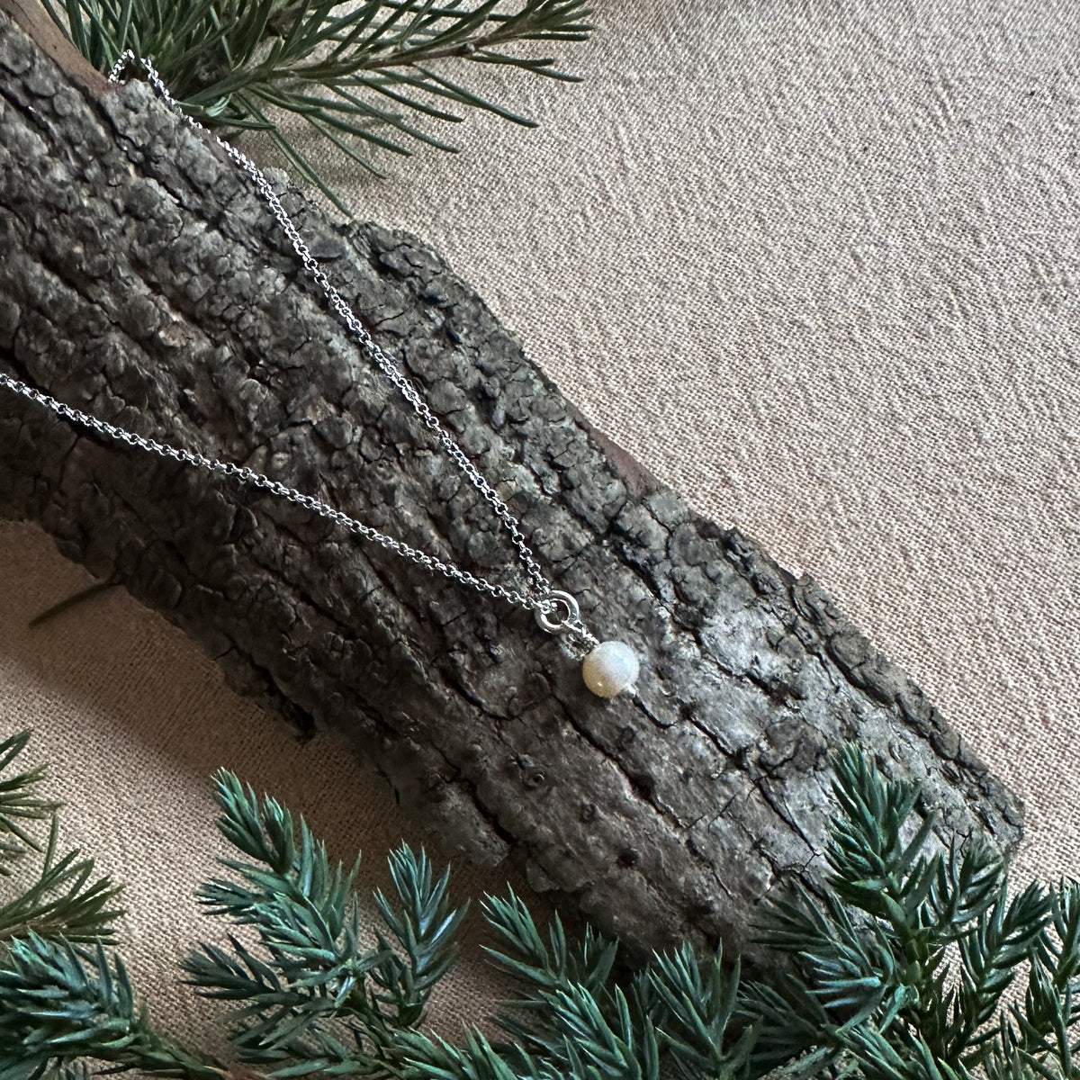Infinity Pearl Necklace