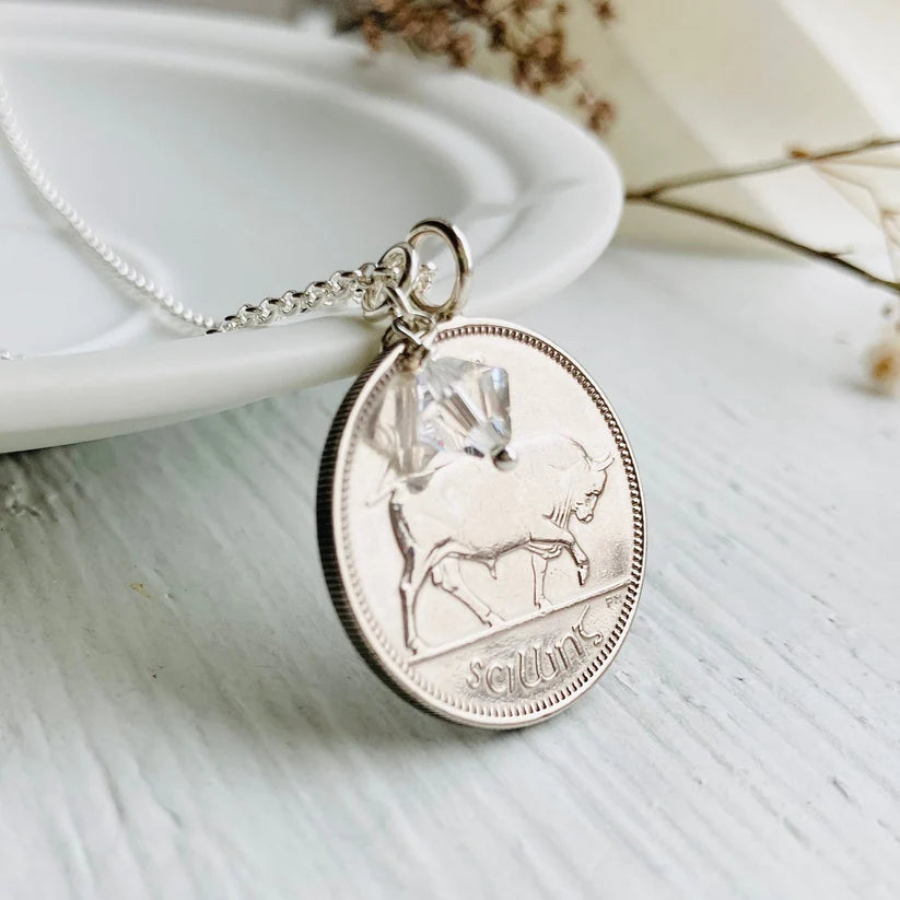 70th Gift Silver Coin Pendants, 70th gifts for her