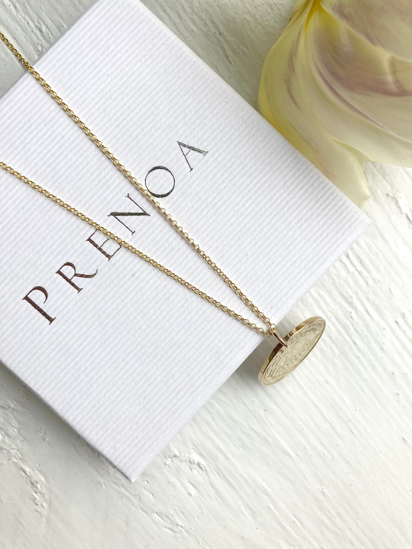 1983 French Coin Necklace - 20 Centimes