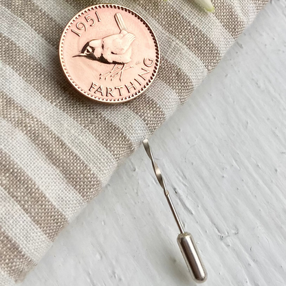 1950's Farthing Lapel Pin