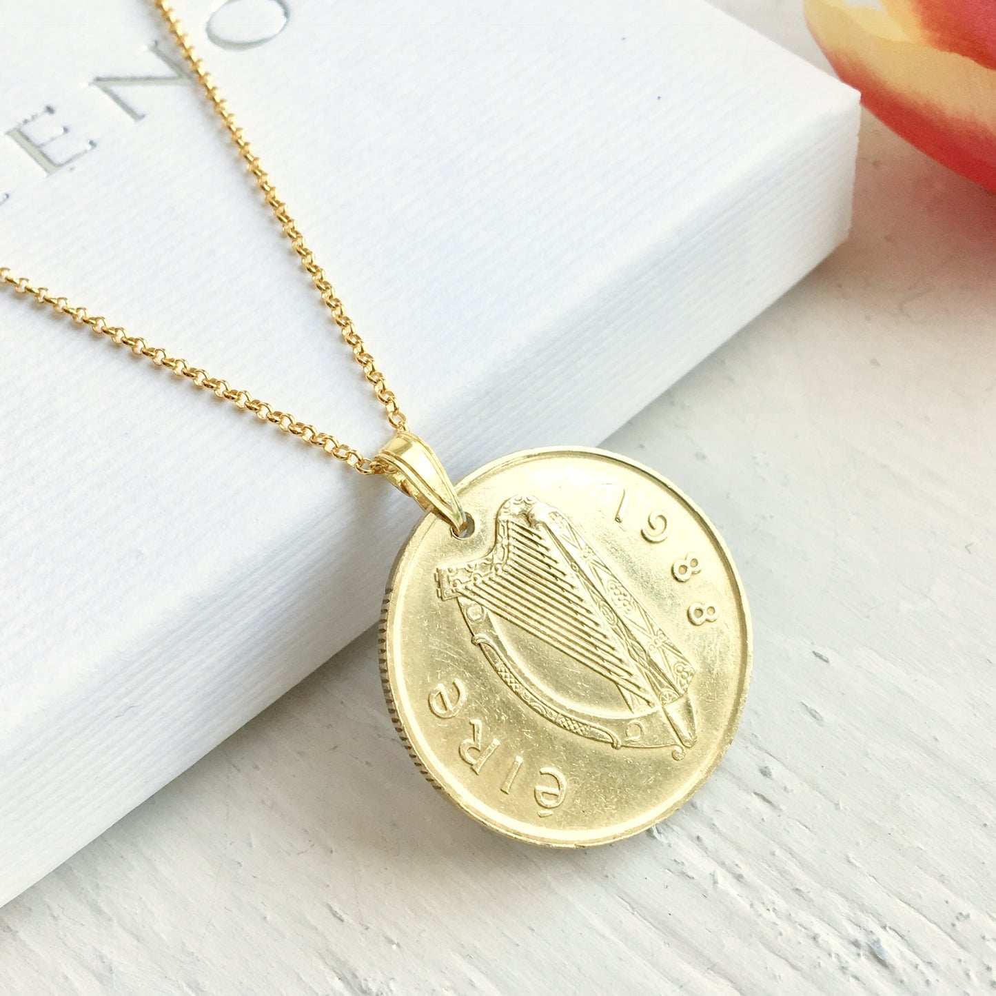 Irish Horse Coin Necklace