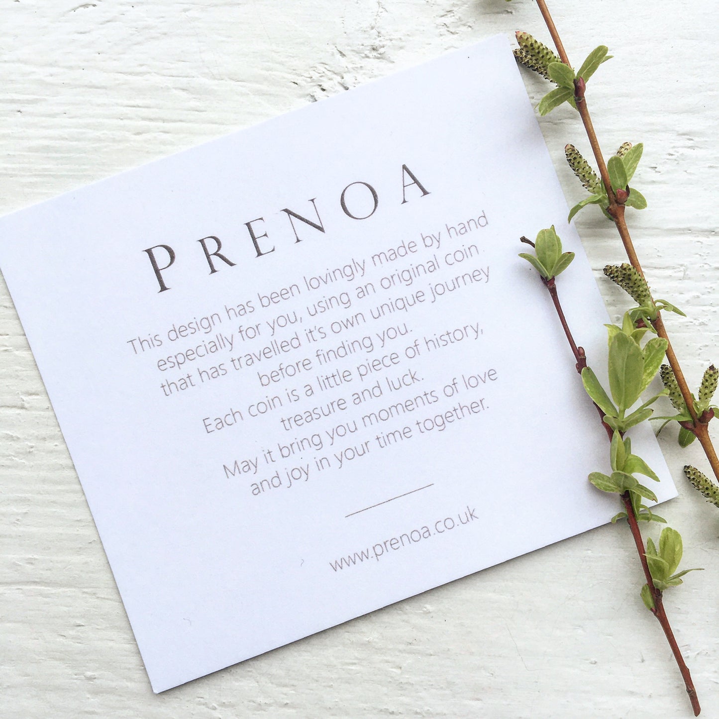 Double Rose Threepence Necklace - Silver