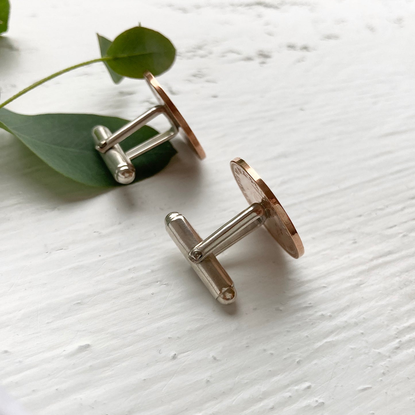 Wren Cufflinks - Sterling Silver- King George VI