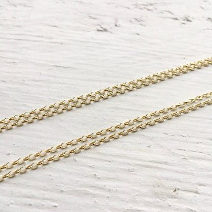 Thrift Threepence - Gold Toggle Necklace 1945