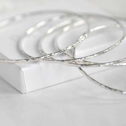 1953-1967 Sixpence Infinity Bangle - Sterling Silver Coin Bracelet