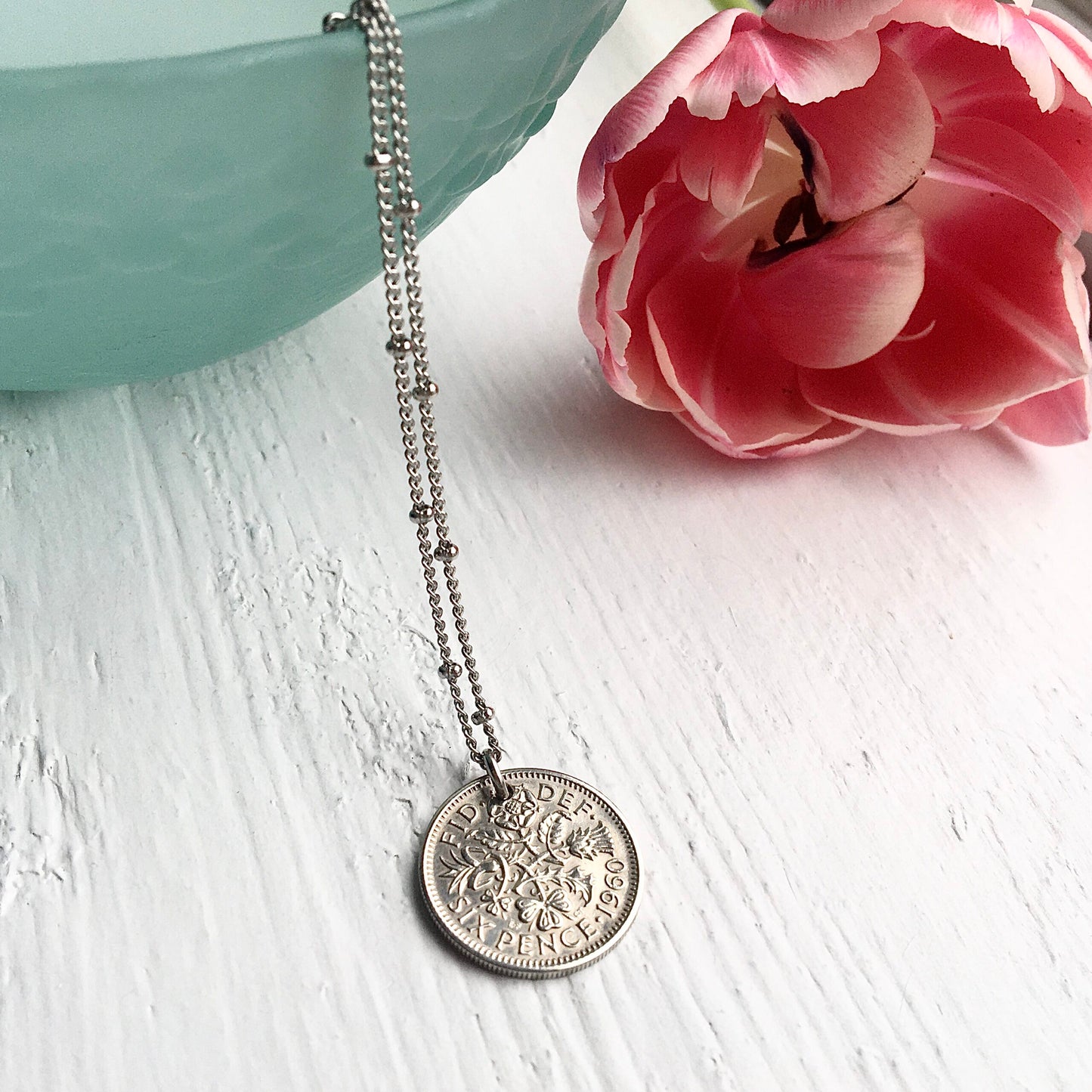 Satellite Sixpence Necklace - 1953-1967 - Steel
