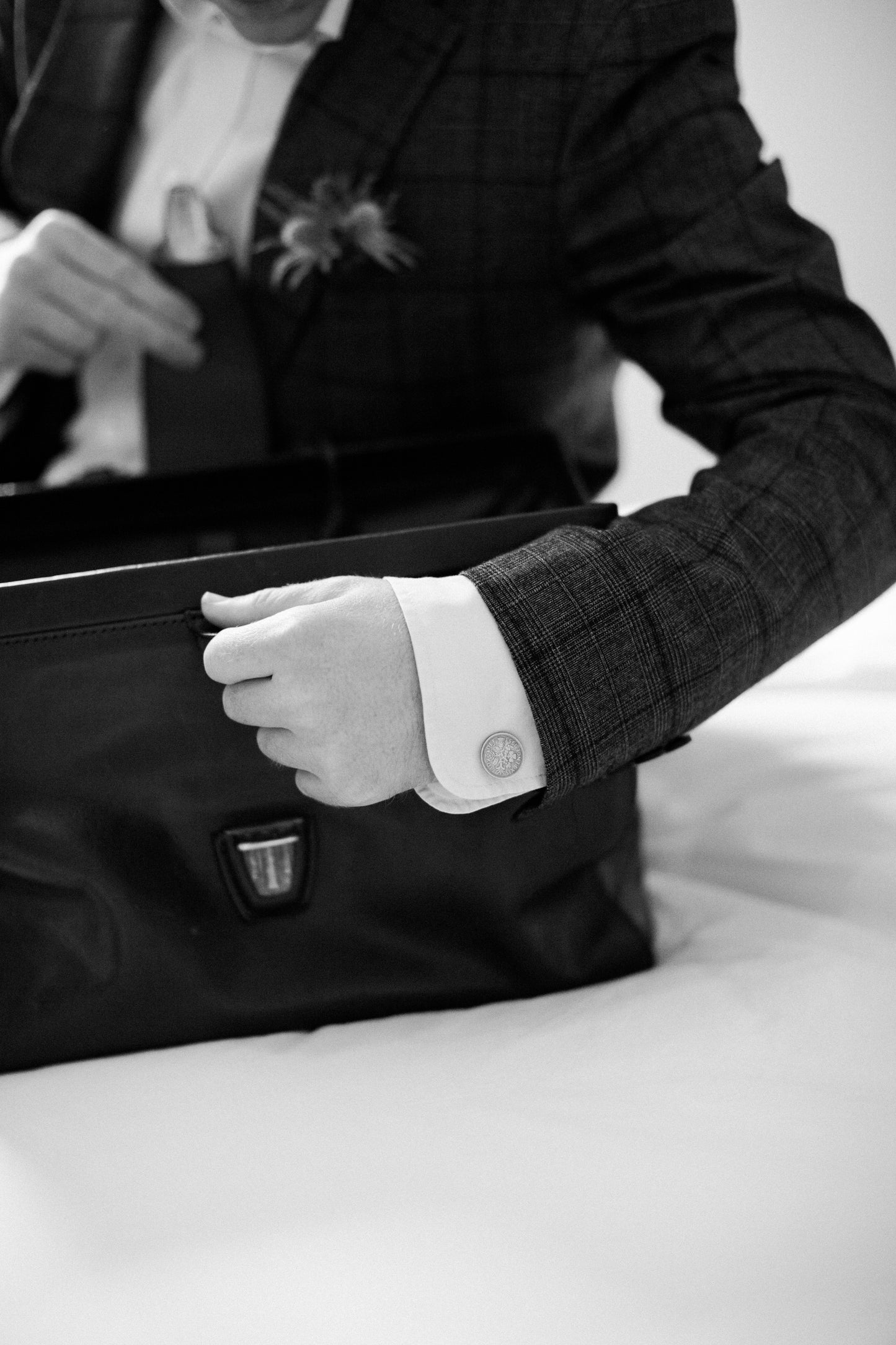 Sixpence cufflinks make excellent smart or occasion wear