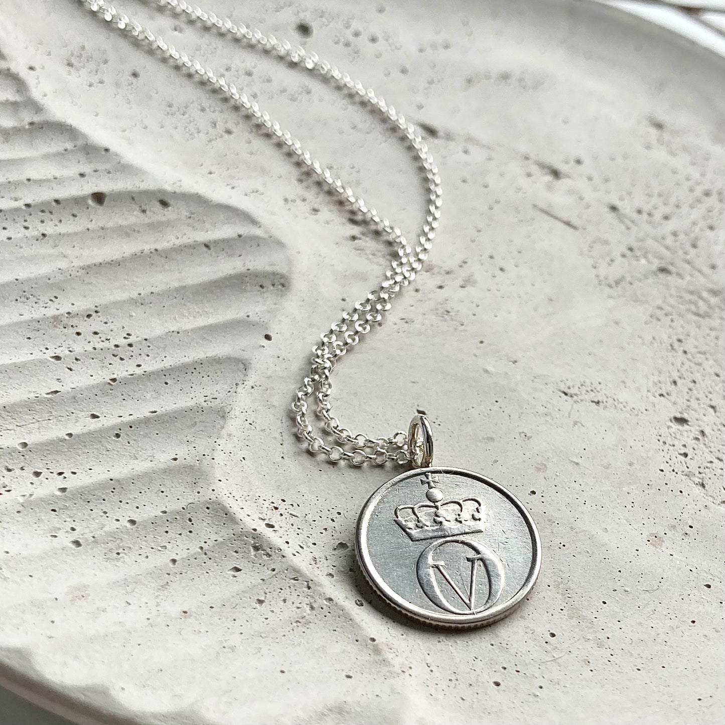 Norwegian Bee Coin Necklace