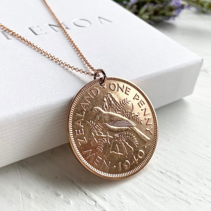 New Zealand Penny Necklace