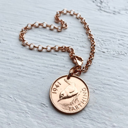 Jenny Wren Farthing Bracelet