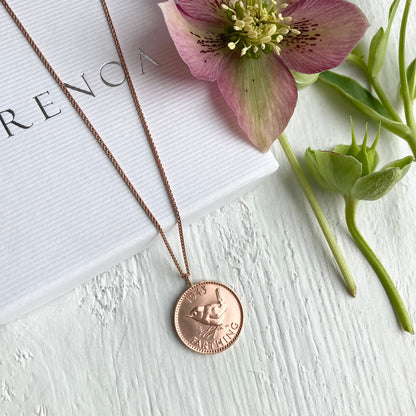 Wren Farthing Rose Gold Chain 1937-1955