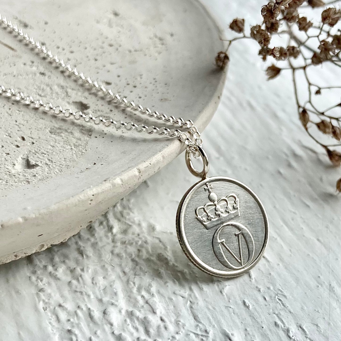 Norwegian Bee Coin Necklace