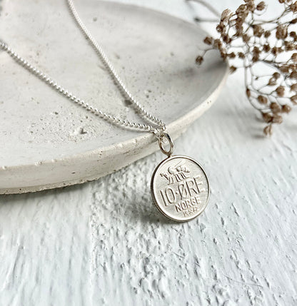 Norwegian Bee Coin Necklace